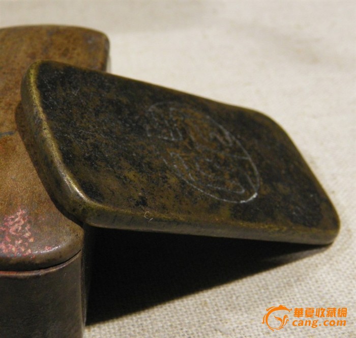 清代铜镇纸