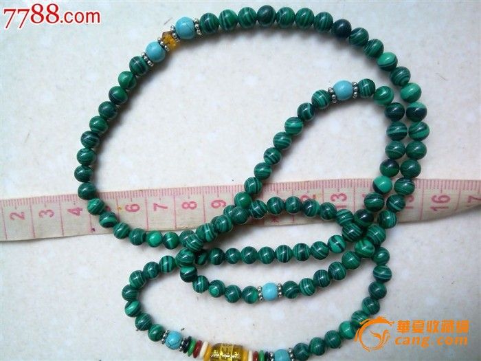 孔雀石项链(6mm)_孔雀石项链(6mm)价格_孔雀