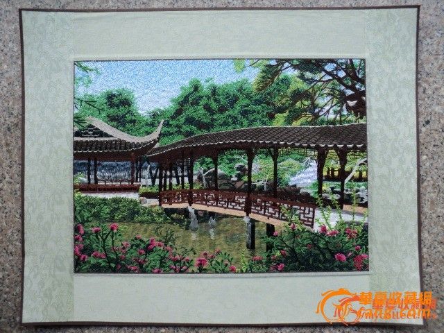 精品苏绣--苏州园林美景之一_精品苏绣--苏州园