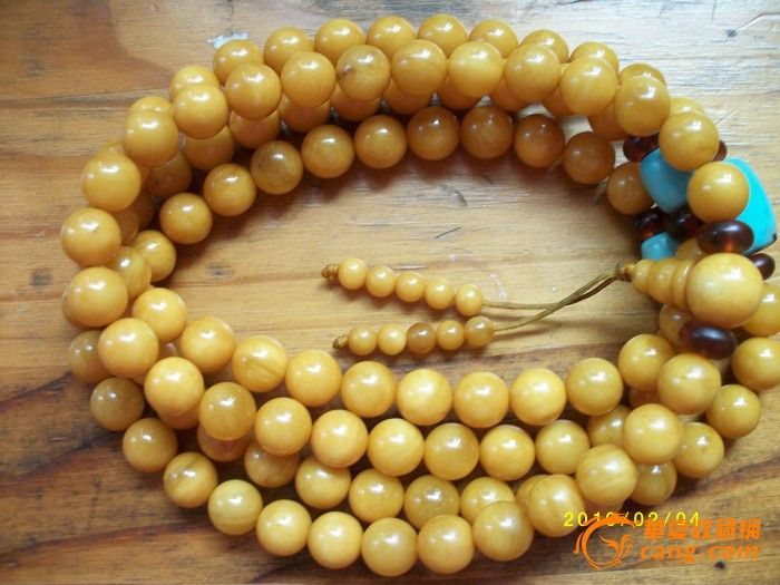 108颗蜜蜡佛珠_108颗蜜蜡佛珠价格_108颗蜜蜡佛珠图片_来自藏友下山虎_阿勇_杂项_地摊交易_华夏收藏网 cang.com
