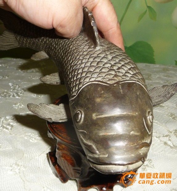民国老铜鱼摆件_民国老铜鱼摆件价格_民国老铜鱼摆件图片_来自藏友禾润斋_铜器_地摊交易_华夏收藏网 cang.com