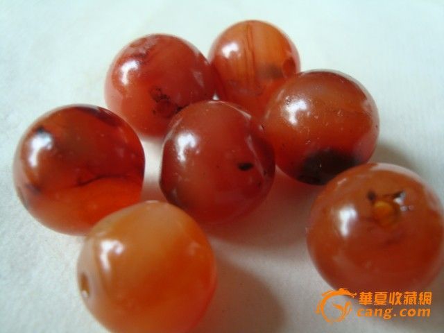 7颗老红玛瑙珠_7颗老红玛瑙珠价格_7颗老红玛