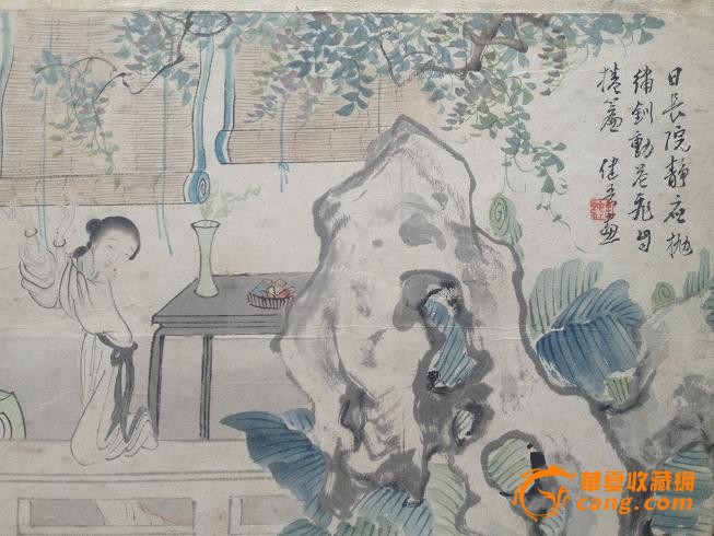 民国画家吾健的画