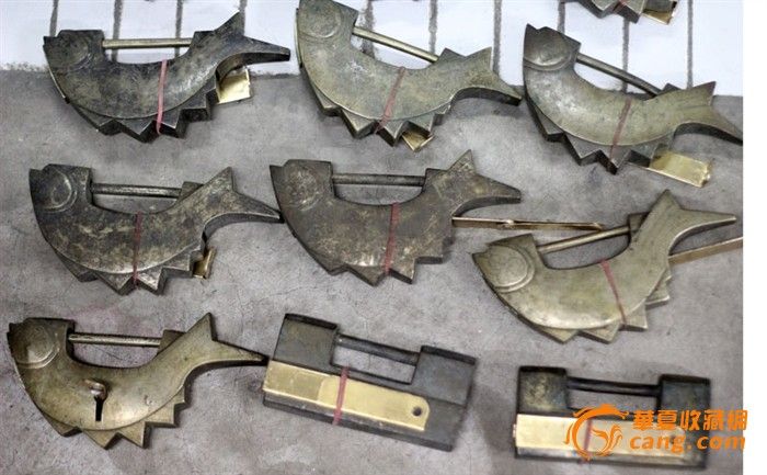 老铜锁18把,后配钥匙,全部特价_老铜锁18把,后