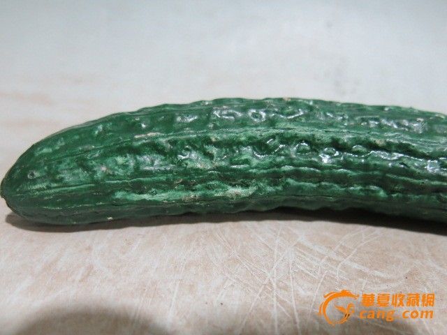 雪花石黄瓜摆件4x21_雪花石黄瓜摆件4x21价格_雪花石黄瓜摆件4x21图片_来自藏友古玩缘来在此_杂项_地摊交易_华夏收藏网 cang.com