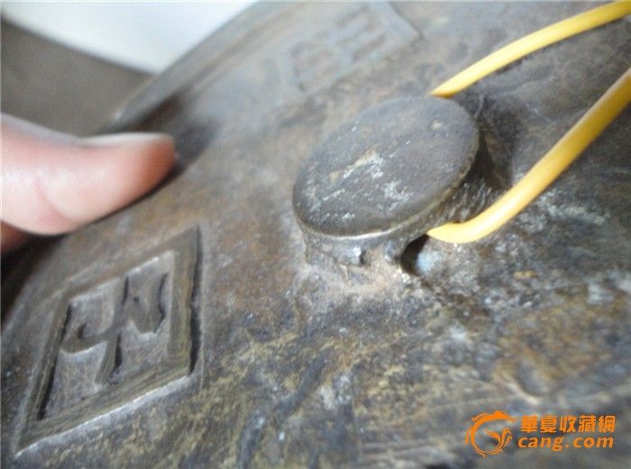 直径约15厘米五指登科铜镜(较厚重)_直径约15