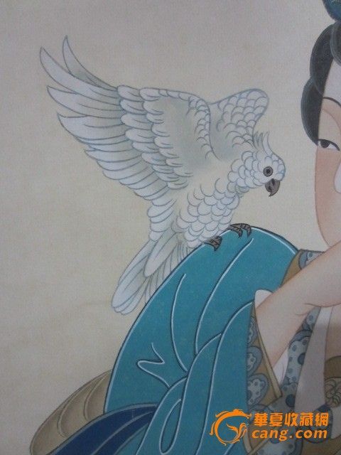 张大千<em>侍女</em>_张大千<em>侍女</em>价格_张大千<em>侍女</em>图片