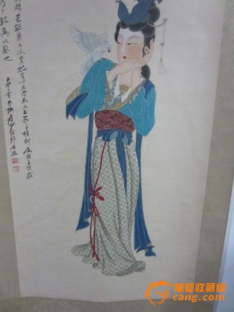 张大千<em>侍女</em>_张大千<em>侍女</em>价格_张大千<em>侍女</em>图片
