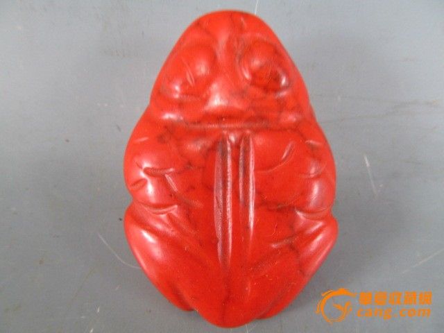 亏本甩货 鸡血石雕蟾挂件_亏本甩货 鸡血石雕