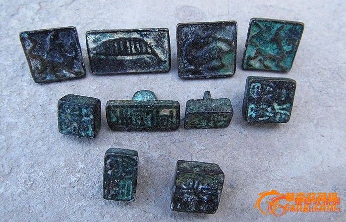 青铜小印章十件一套_青铜小印章十件一套价格