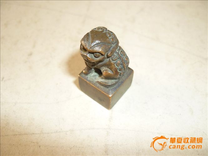 绝美狮子铜印章