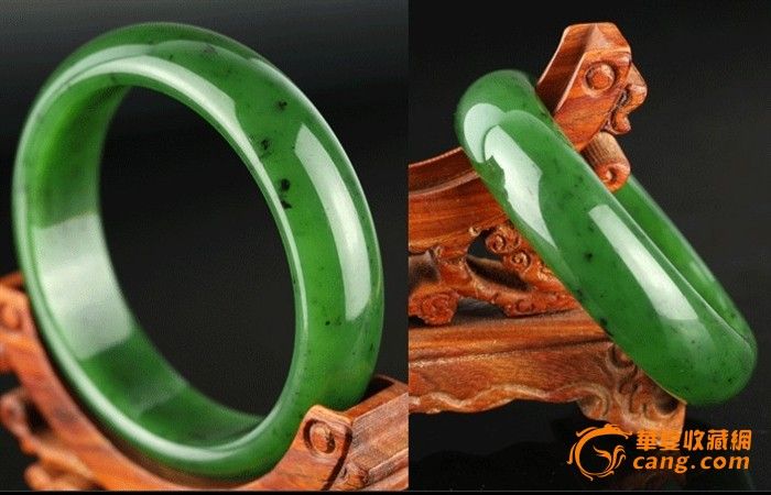 天然玉石\/新疆碧玉手镯_天然玉石\/新疆碧玉手镯价格_天然玉石\/新疆碧玉手镯图片_来自藏友玉文阁_玉石_地摊交易_华夏收藏网 cang.com