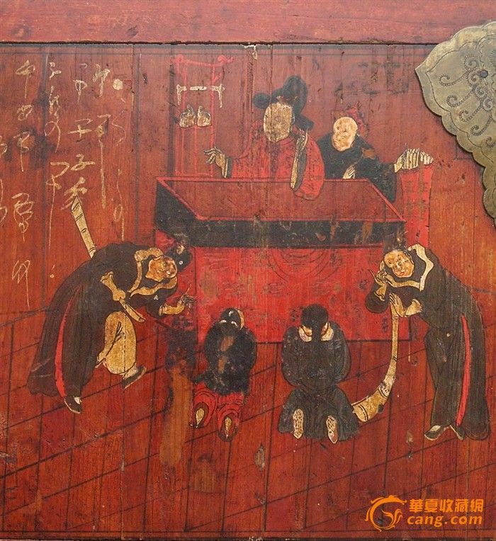 漆画 柜门一片_漆画 柜门一片价格_漆画 柜门一片图片_来自藏友瓯韵阁_木器_地摊交易_华夏收藏网 cang.com