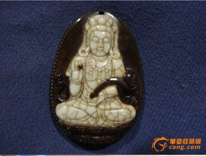 莲花如意天珠牌子挂件_莲花如意天珠牌子挂件价格_莲花如意天珠牌子挂件图片_来自藏友怡云山庄_杂项_地摊交易_华夏收藏网 cang.com