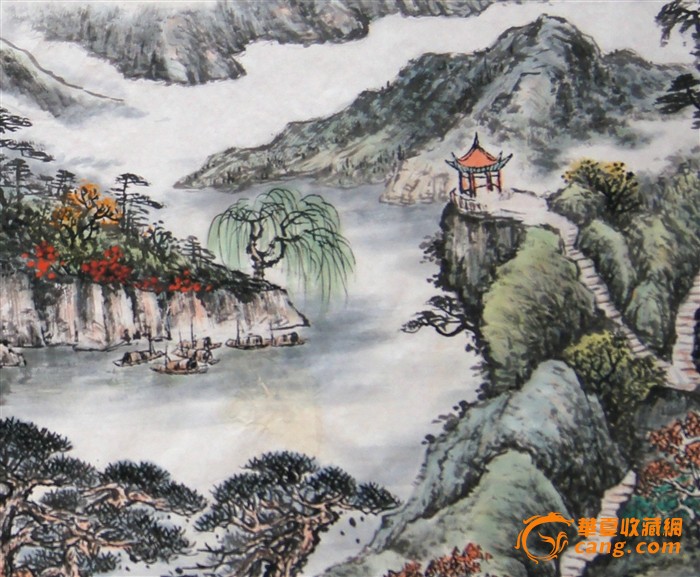 实力派画家山水作品【锦绣山河】