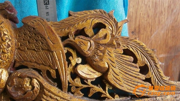 凤凰木雕和老鹰,福建工,包纯手工雕刻