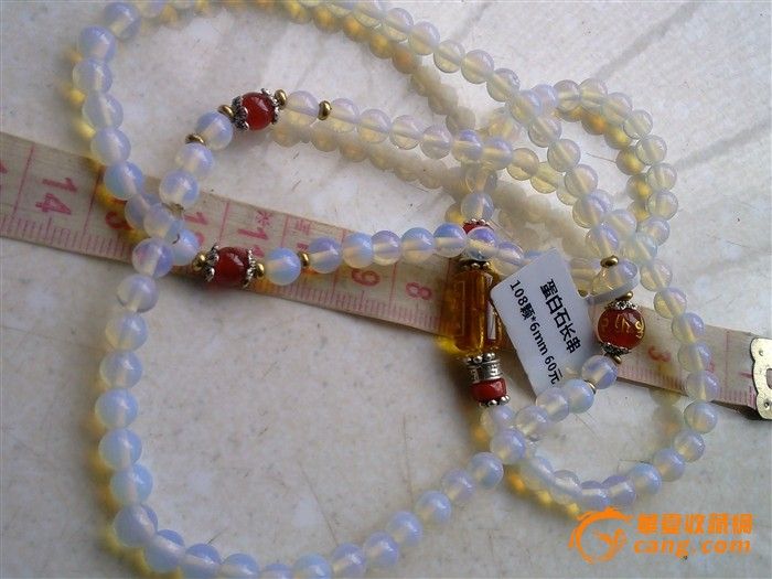 月光石项链(6mm)_月光石项链(6mm)价格_月光