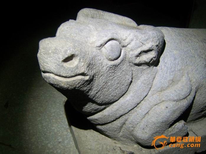 淸代白石雕对牛_淸代白石雕对牛价格_淸代白