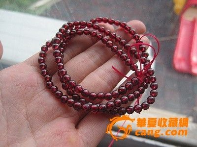 石榴石 多层 手链 女 天然水晶手链 红石榴石手