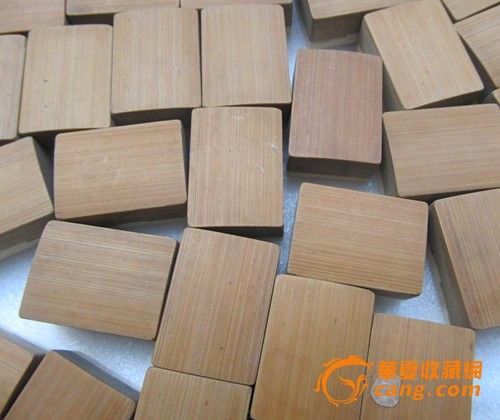 民国竹骨互嵌小麻将牌(148张,原配盒子已失)_