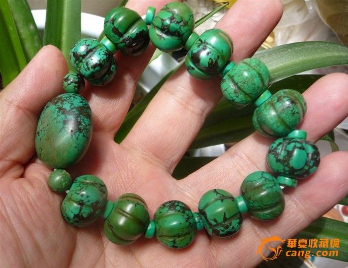 绿松石手链_绿松石手链价格_绿松石手链图片_来自藏友黄建民_杂项_地摊交易_华夏收藏网 cang.com