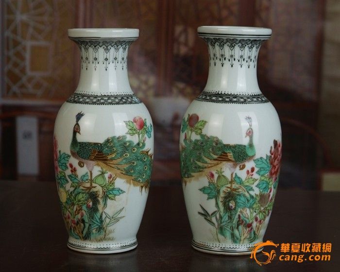 景德镇陶瓷\/文革瓷\/厂货\/收藏\/古瓷器\/孔雀牡丹