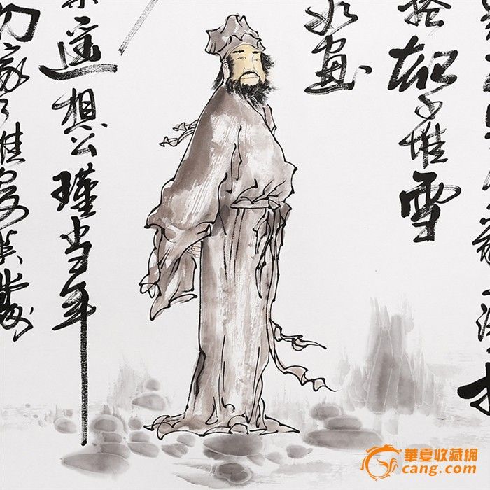 苏东坡赤壁怀古 李万18平尺墨宝亲笔创作_苏东