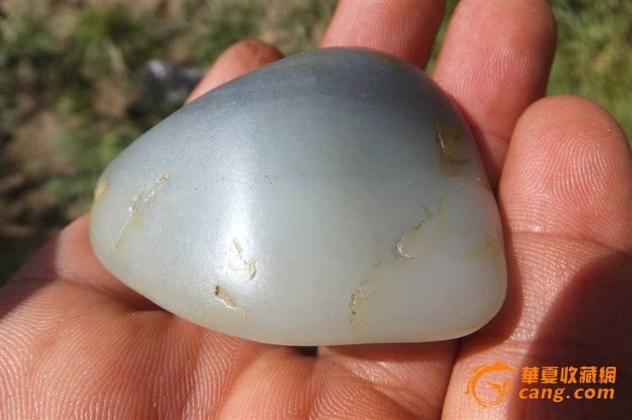 新疆和田原石皮色青花籽料_新疆和田原石皮色青花籽料价格_新疆和田原石皮色青花籽料图片_来自藏友李超8188_玉石_地摊交易_华夏收藏网 cang.com