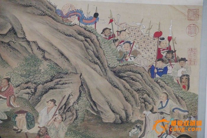 冷梅绢本人物_冷梅绢本人物价格_冷梅绢本人