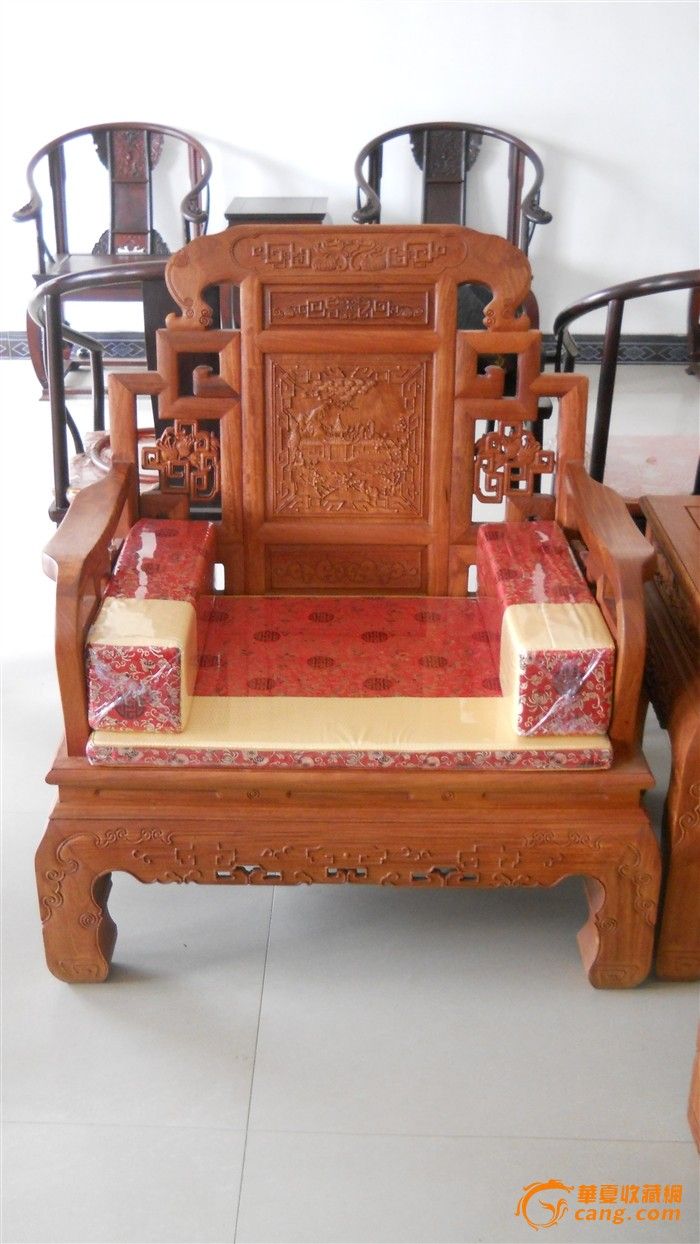 缅甸花梨木沙发是一件套便宜甩卖_缅甸花梨木