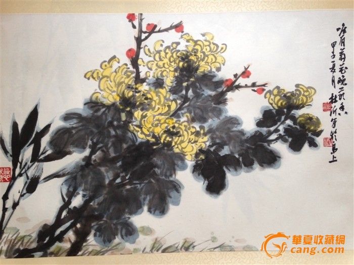 青岛著名老画家杜沂四联_青岛著名老画家杜沂