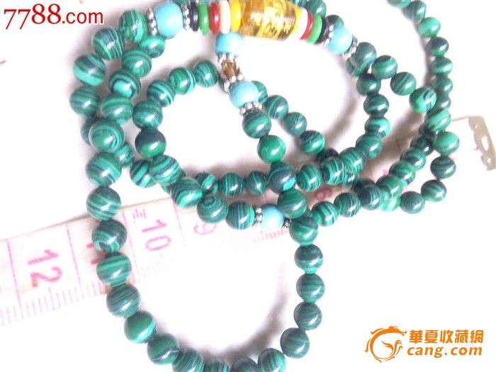 孔雀石项链(6mm)_孔雀石项链(6mm)价格_孔雀