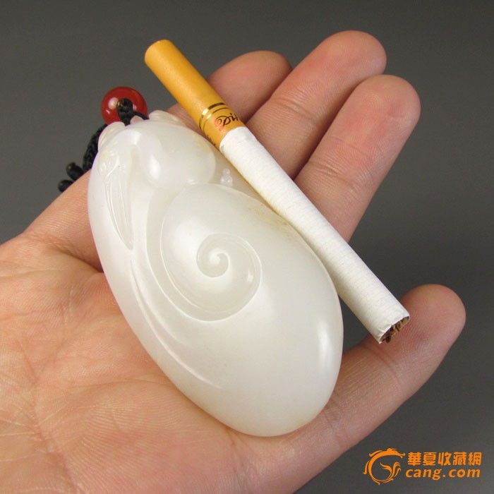 顶级苏工和田玉羊脂白籽料 赫赫有名挂件 送快