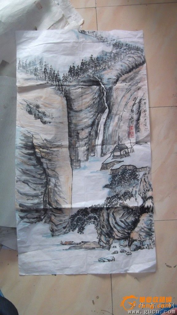 浅绛山水画,一年好景君须记,画的还可以