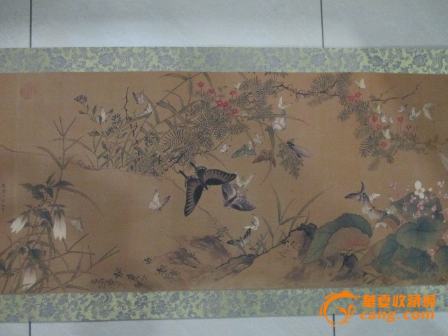 余省恭的大幅百蝶图长卷