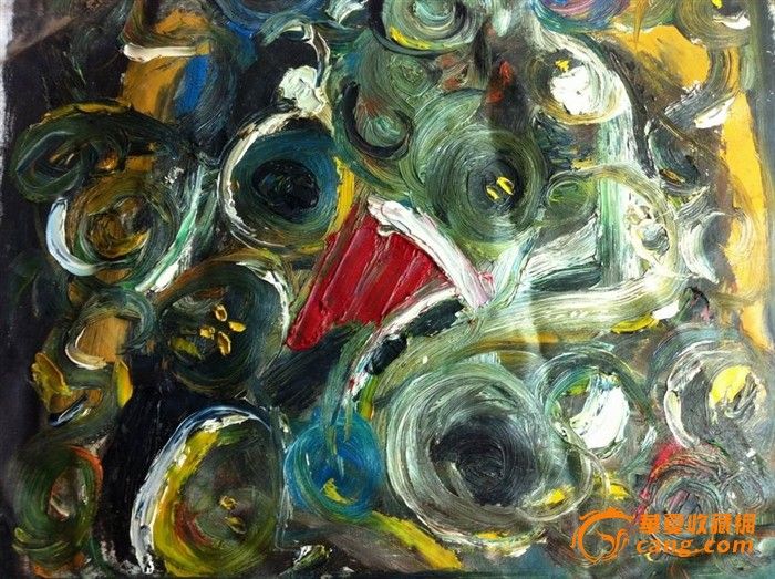 布面<em>油画</em>《<em>哭泣的女人</em>》,作者未知_布面<em>油画</em>《
