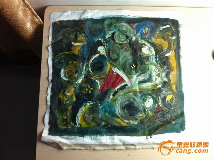 布面<em>油画</em>《<em>哭泣的女人</em>》,作者未知_布面<em>油画</em>《