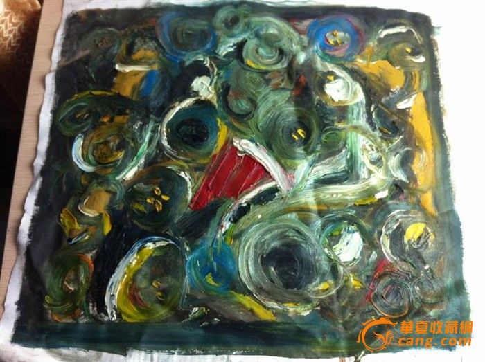 布面<em>油画</em>《<em>哭泣的女人</em>》,作者未知_布面<em>油画</em>《