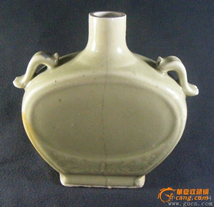 秘色瓷感觉的文革绿釉酒壶,色泽漂亮_秘色瓷感