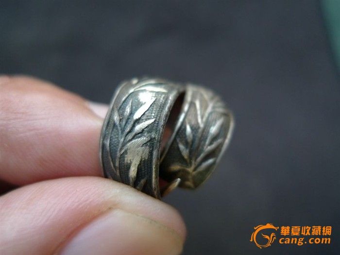 清代老银耳环一对_清代老银耳环一对价格_清