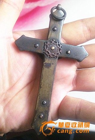 一流品相铜耶稣像十字架_一流品相铜耶稣像十