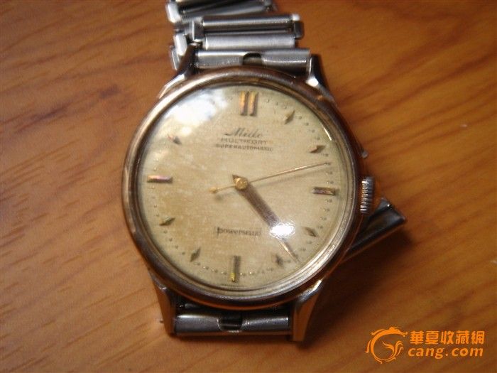 1935年版美度镀金古董手表_1935年版美度镀