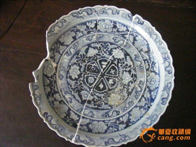 元青花大盘_元青花大盘价格_元青花大盘图片