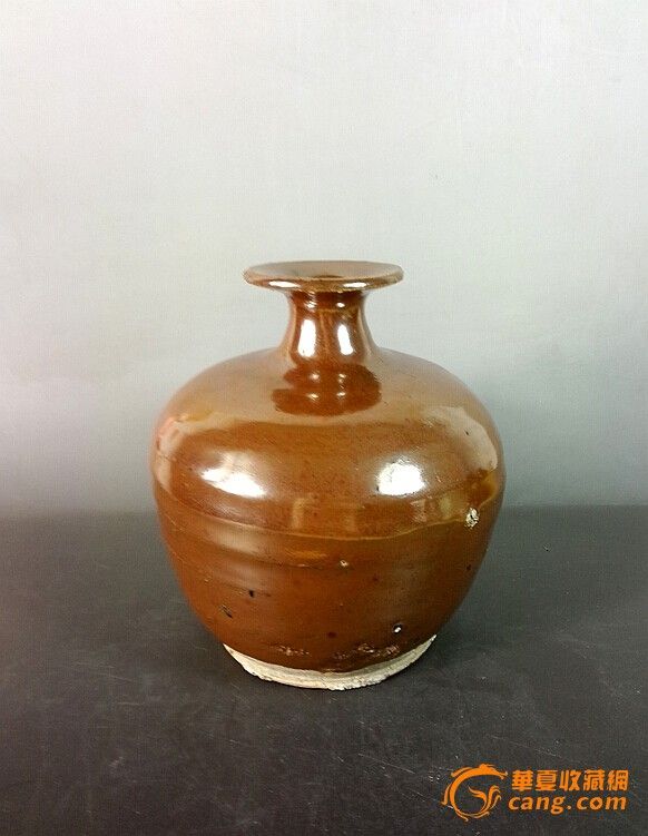 金元,定窑系介休窑酱定瓶_金元,定窑系介休窑