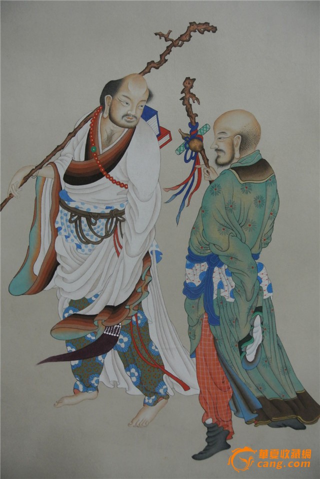 丁观鹏人物作品