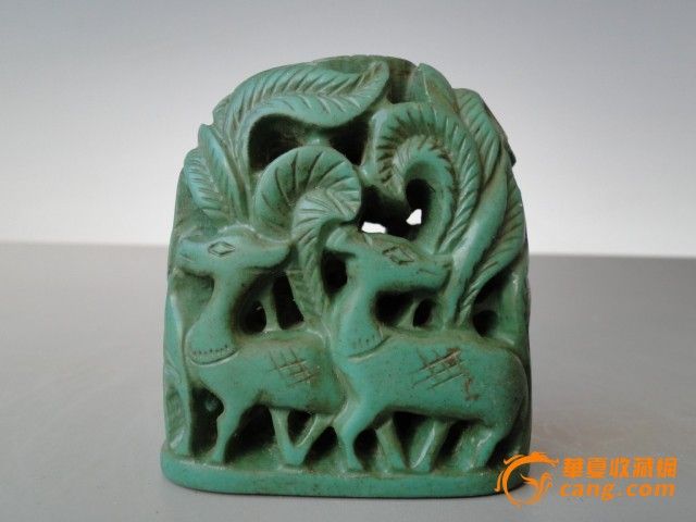 辽金时期绿松石一路高升炉顶_辽金时期绿松石