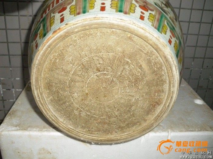 大明万历年间的五彩*马人物大卷缸图片