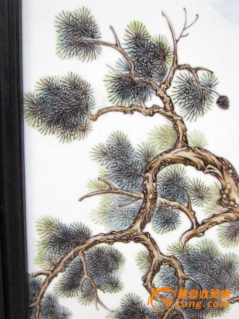 珠山八友瓷板画