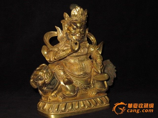 老紫铜鎏金藏佛造像_老紫铜鎏金藏佛造像价格_老紫铜鎏金藏佛造像图片_来自藏友小村落_铜器_地摊交易_华夏收藏网 cang.com