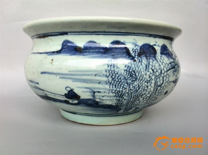 清代青花瓷_清代青花瓷香炉